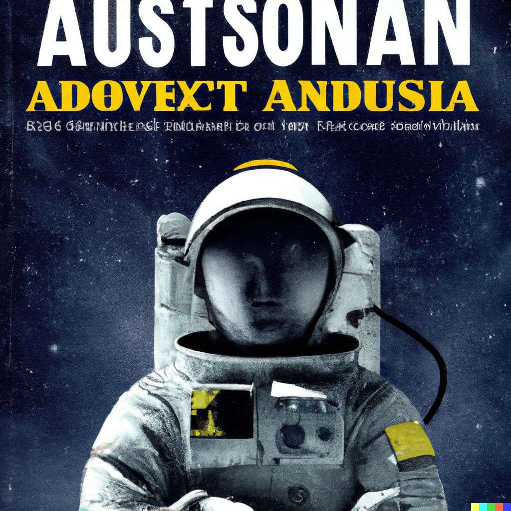 an astronaut, promotional poster for an independent movie